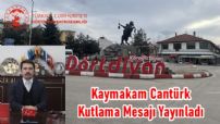 Kaymakam'dan Kutlama Mesajı