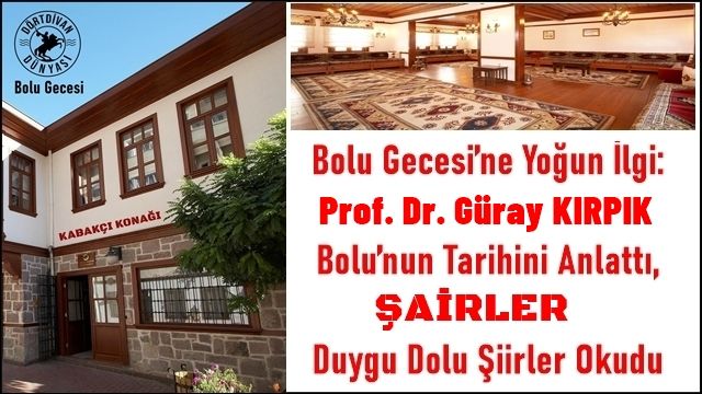 Bolu Gecesi'ne Yoğun İlgi