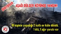 Aşağı Dülger Köyünde Yangın!